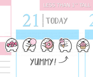 S_096 Squidge Loves Sweet Treats | Squidge Stickers | Planner Stickers