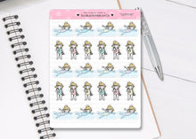 Load image into Gallery viewer, L_173 Swimming | Lottie Stickers | Planner Stickers
