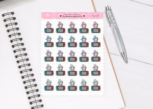 L_115 Let's Play Switch | Lottie Stickers | Planner Stickers