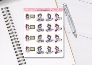 L_116 Teacher Life | Lottie Stickers | Planner Stickers