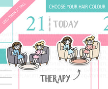 Load image into Gallery viewer, L_117 Therapy | Lottie Stickers | Planner Stickers
