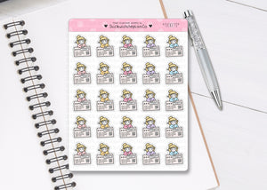 L_241 Tickets | Lottie Stickers | Planner Stickers