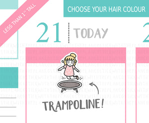 L_213 Trampoline | Lottie Stickers | Planner Stickers