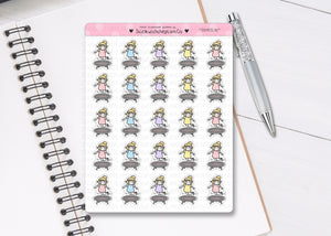 L_213 Trampoline | Lottie Stickers | Planner Stickers