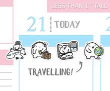 Load image into Gallery viewer, S_018 Squidge Goes Travelling | Squidge Stickers | Planner Stickers
