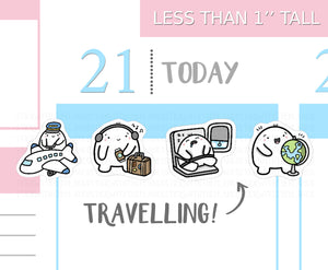 S_018 Squidge Goes Travelling | Squidge Stickers | Planner Stickers