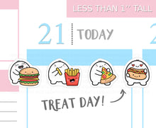 Load image into Gallery viewer, S_011 Squidge Loves Fast Food | Squidge Stickers | Planner Stickers
