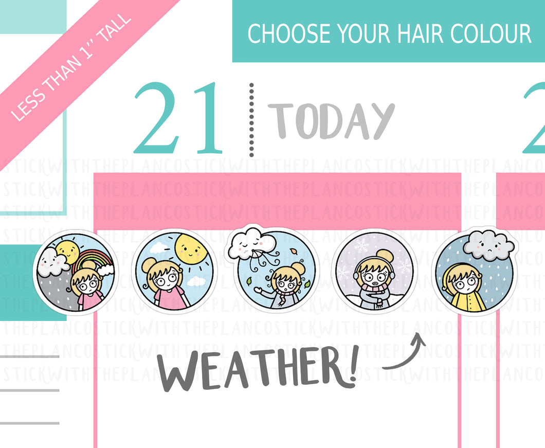 L_125 Weather Tracker | Lottie Stickers | Planner Stickers