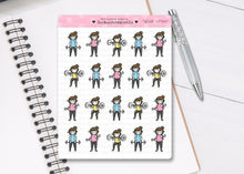 Load image into Gallery viewer, L_126 Weightlifting | Lottie Stickers | Planner Stickers
