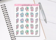 Load image into Gallery viewer, L_201 Weight Of The World | Lottie Stickers | Planner Stickers
