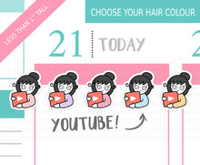 Load image into Gallery viewer, L_245 Youtube Tracker | Lottie Stickers | Planner Stickers
