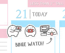 Load image into Gallery viewer, S_146 Squidge Watches Youtube | Squidge Stickers | Planner Stickers
