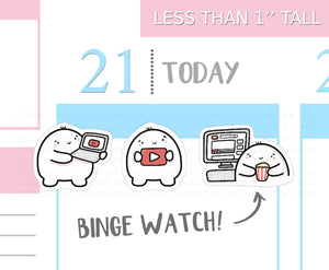 S_146 Squidge Watches Youtube | Squidge Stickers | Planner Stickers