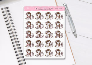 L_182 Bunny Laptop | Lottie Stickers | Planner Stickers