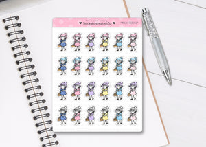 L_077 Multitasking | Lottie Stickers | Planner Stickers